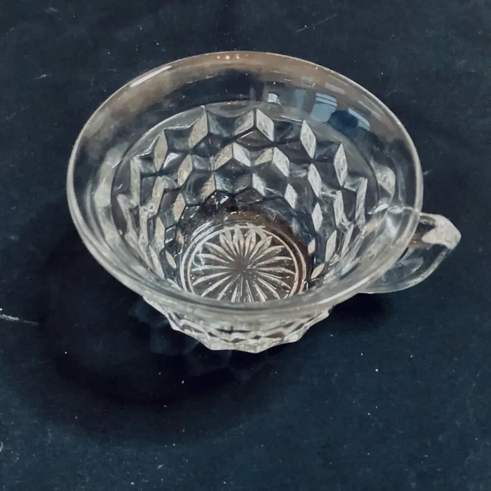 Vintage FOSTORIA Punch Cup - American Cube